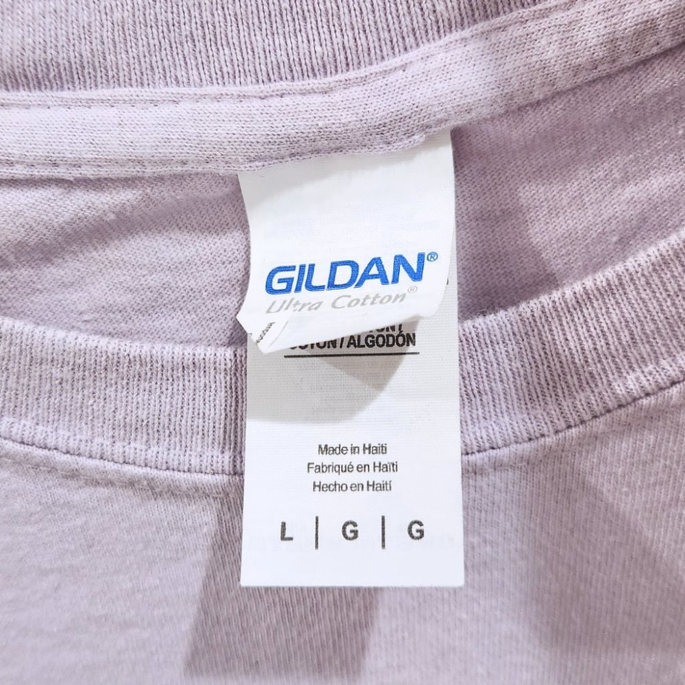 Vintage Easter Egg Graphic Tee Y2K Pastel Purple Gildan Short Sleeve Large - Picture 9 of 13